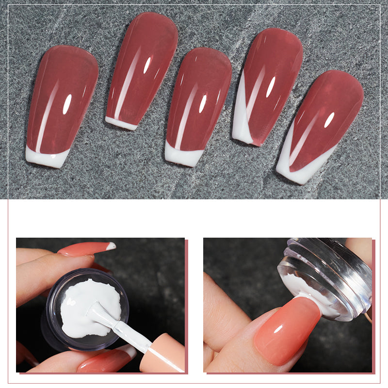 Carimbo de Unha Silicone para Francesinha - Manicure Pro®