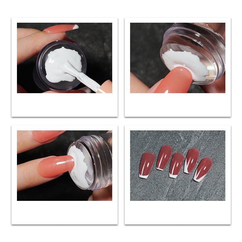 Carimbo de Unha Silicone para Francesinha - Manicure Pro®